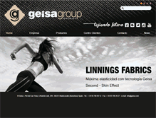 Tablet Screenshot of geisa.com